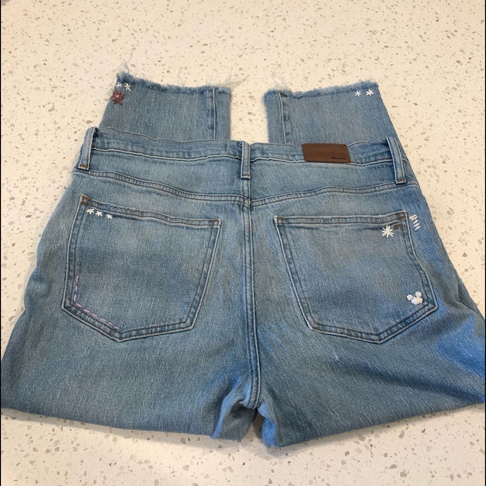 Madewell The Perfect Vintage Jean Foral Embroidered